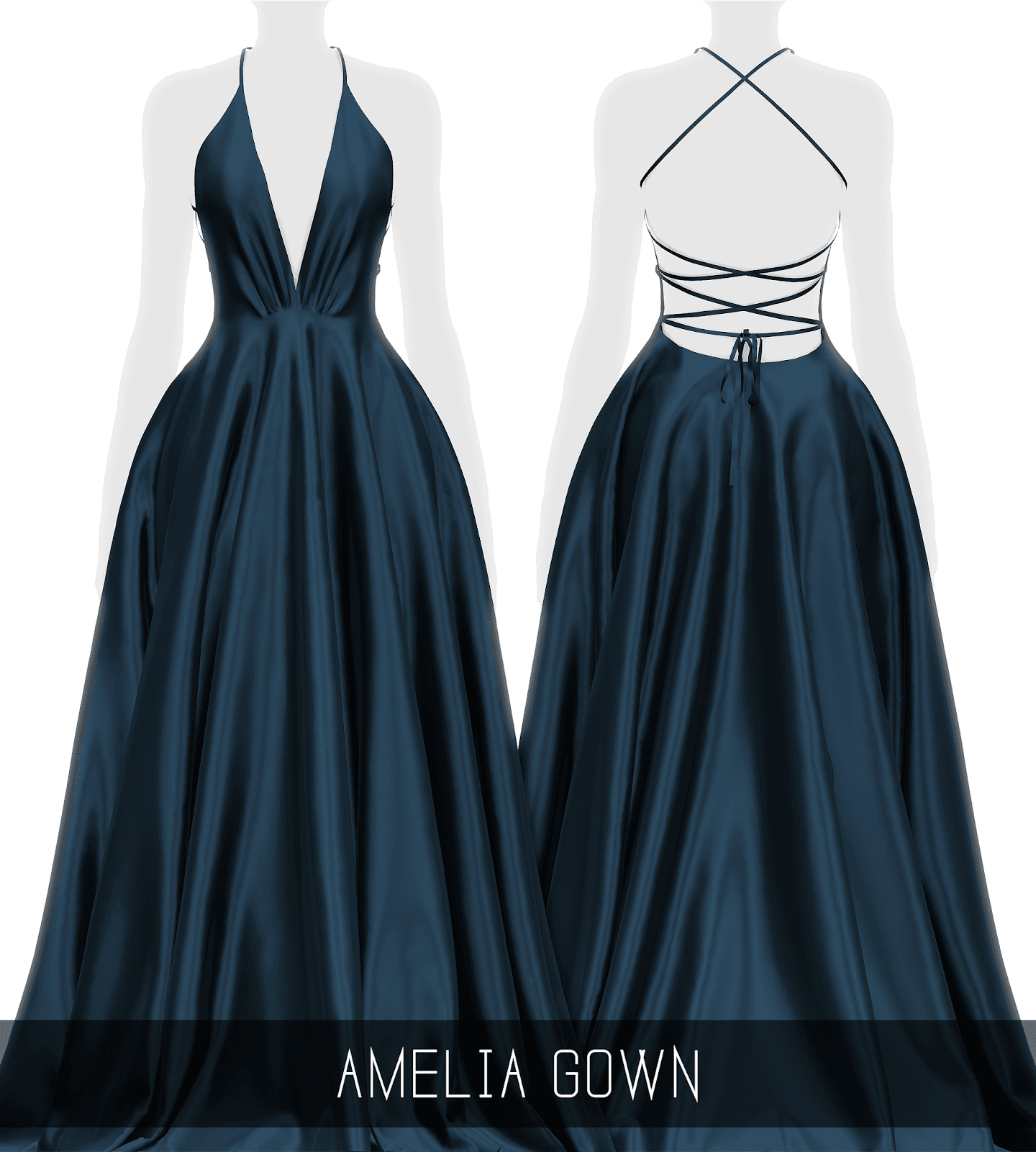 Скриншот мода Платье Amelia Gown